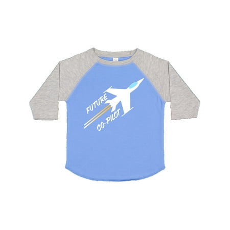 

Inktastic Future Co-Pilot Jet in Flight Gift Toddler Boy or Toddler Girl T-Shirt