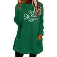 thumbnail image 1 of Bowake Pull Douillet d'Hiver Chaud Ample pour Femmes Manches Longues Col Rond, 1 of 4
