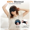 thumbnail image 5 of Sleep Mask, 2 in 1 Bamboo Cotton 3D Sleeping Mask for Side Sleepers,Blackout Eye Mask for Sleeping Travel Meditation Men Women, 5 of 7