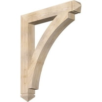 Ekena Millwork 5 1/2"W x 40"D x 48"H Thorton Arts & Crafts Smooth Bracket, Douglas Fir