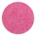 thumbnail image 4 of Unique Loom Solid Shag Collection Area Rug (5' 3" Round Taffy Pink), 4 of 7