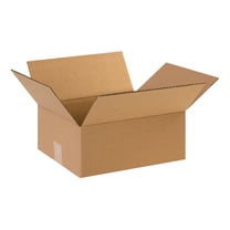 Box Partners Flat Corrugated Bxs,12x10x5,Kraft,25/BDL - BXP 12105