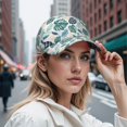 thumbnail image 6 of Monstera Dad Hat, Adjustable Baseball Cap with UV Protection, Colorful Boho Hawaiian Print and Vibrant Floral Design Performance Hat for Men Women Casual Wear, 6 of 7
