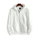 thumbnail image 1 of Outwear para hombre Sudadera con capucha y cuello Chaqueta de manga larga Sudaderas con cremallera de invierno Abrigo deportivo de color sólido, 1 of 3