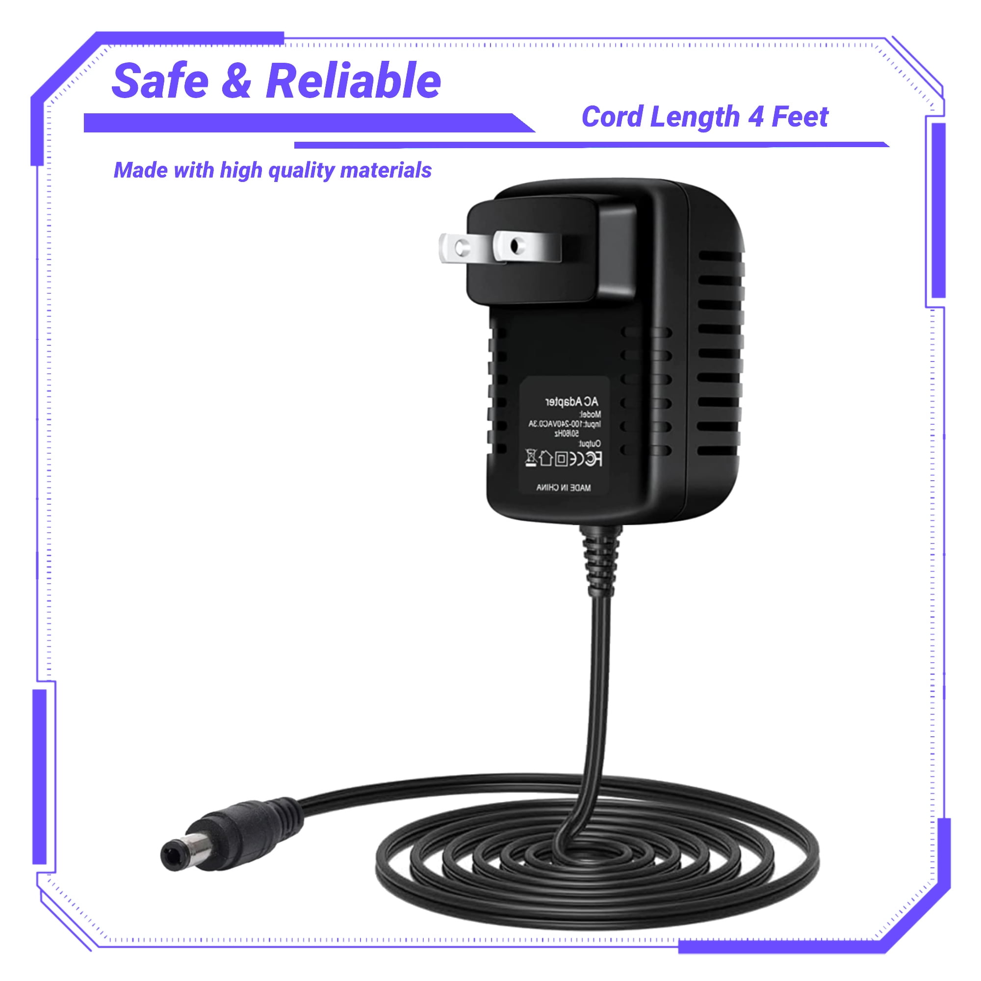 K-MAINS AC/DC Adapter Compatible with Jabra MPA-II GN Netcom GN 8000 MPA Amplifier 01-0119 9V DC Power Supply Cord Cable PS Wall Home Charger Mains PSU