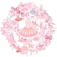 thumbnail image 2 of 35pcs-50pcs Elegant Stickers Stationery Stickers Pink Dance Kids Stickers for Laptops Suitcases Phones, 2 of 9