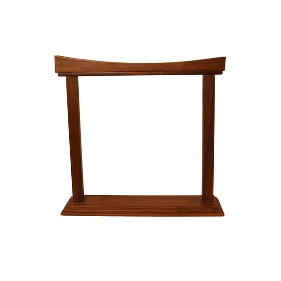 DOBANI Curved Sheesham Gong Stand 14"Blemished