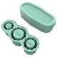 thumbnail image 1 of Bandeja para cubitos de hielo grande con tapa cilindro de silicona molde para hielo para taza de 30-40 onzas color verde, 1 of 4