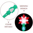 thumbnail image 3 of Hytrove Christmas Party Green Light Up Snowflake Wand with Portable Design and Easy One Button Use, 3 of 8