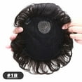 thumbnail image 3 of Benehair 100% Remy Human Hair Extensions Mens Hair Replacement System Toupee Hairpieces Clip in 4 Clips Black, 3 of 8