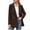 Coffee coats fou women #3, variant on Women Hooded Ribbed Pullover Tops, Raglan Long Hollow Lace Crochet Sleeves Drawstring Casual Sweatshirt For Daily Casual Wear Coffee,L