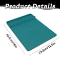 thumbnail image 3 of BBQ Spatula and Utensil Holder with Drip Pad,Silicone Grill Mat Compatible with Griddle,Silicone Grill Mat for Utensils,Heat Resistant Non-Slip Griddle Tools Mat for Outdoor Kitchen Counter,Green, 3 of 7