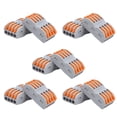 thumbnail image 2 of Conector Rápido Spl 10 Uds. Conectores De Cable Compactos Bloque De Terminales De Tuerca De Palanca SPL-4 Tipo De Empalme De Conexión Rápida ANGGREK Eléctricas, 2 of 8