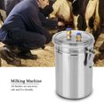 thumbnail image 4 of Yutiny Máquina eléctrica de orde?o portátil de acero inoxidable para vacas de ganado y vaca, orde?ador al vacío de ovejas y cabras para casa peque?a escala orde?ador para ovejas) Khall Tendencias, 4 of 6