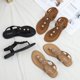 thumbnail image 4 of Sandalias de verano de talla grande para mujer, zapatos planos bohemios romanos de cuento de hadas, zapatos de playa para vacaciones en la playa, 4 of 5