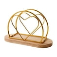 thumbnail image 2 of Heart Shaped Metal Napkin Rack for Kitchen Table Countertop Organizer Napkin Holder for Indoor and Outdoor Dining Decor, 2 of 5