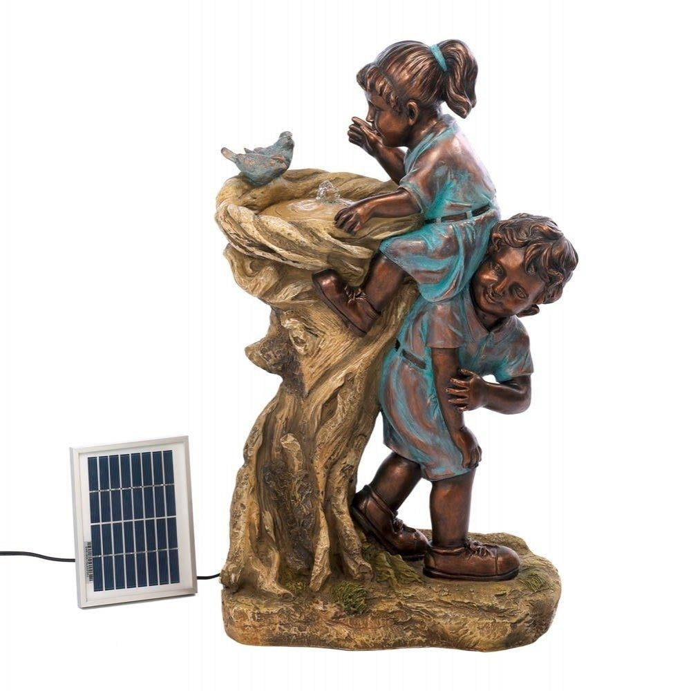 COOL DRINK CHILDREN SOLAR FOUNTAIN