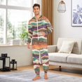 thumbnail image 6 of FORMRS Onesies Pajama for Adults Unisex Hoodie Winter Jumpsuit One Piece Sleepwear, Sizes S-2XL, Artistic Desert Waves, 6 of 7