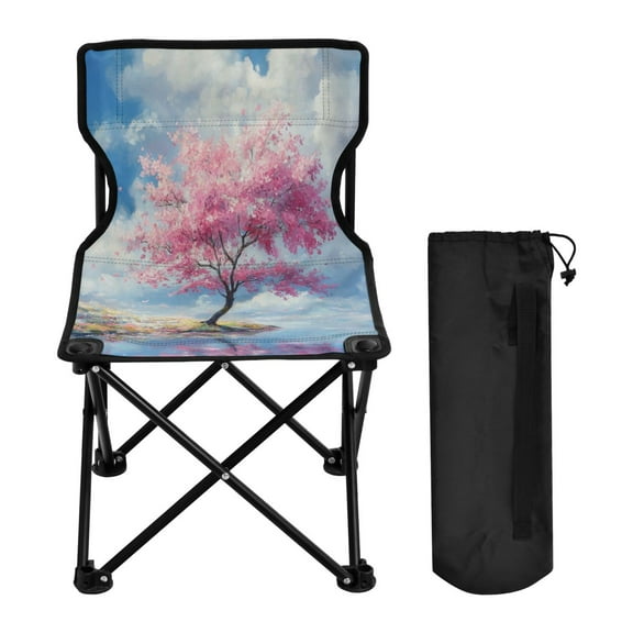 BZSMCE Camping Chairs Modern Whispers Of Spring Pattern Folding chair