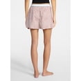 thumbnail image 3 of No Boundaries Sleepwear Cotton Boxer Shorts, 3'' Inseam, Women's XS-XXL, 3 of 5