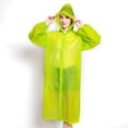 thumbnail image 1 of Naiovety Chubasquero para adultos Impermeable con cordón ajustable Chubasquero plegable Tamaño libre Ropa impermeable Reutilizable Manga larga Type2 NO2, 1 of 6