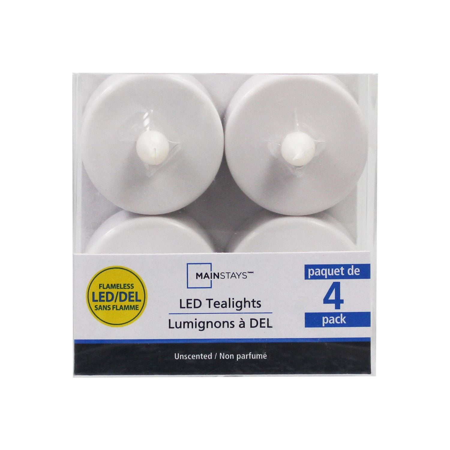Mainstays 4PK LED Tealights