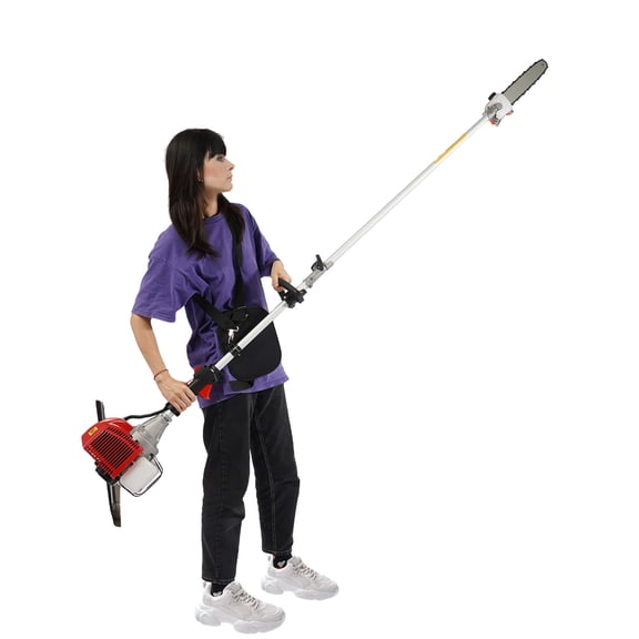 43CC Gas Powered Pole Saws 2-Stroke Gas Pole Saws For Tree Trimming with Single-Cylinder and Air-Cooled, for Pruning Branches and Leaves in Orchards