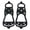 A, variant on 1 Pair Non Slip Gripper Spike Ice Traction Cleats Walk Traction Cleat Durable Ice Snow Grips for Shoes, Boot with 8 Steel Studs Crampons,M