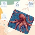 thumbnail image 3 of Octopus Non-Slip Rubber Bottom Printed Gaming Mouse Pad Mouse Mat - Square 8.3x9.8 Inch, Suitable for Office and Gaming., 3 of 6