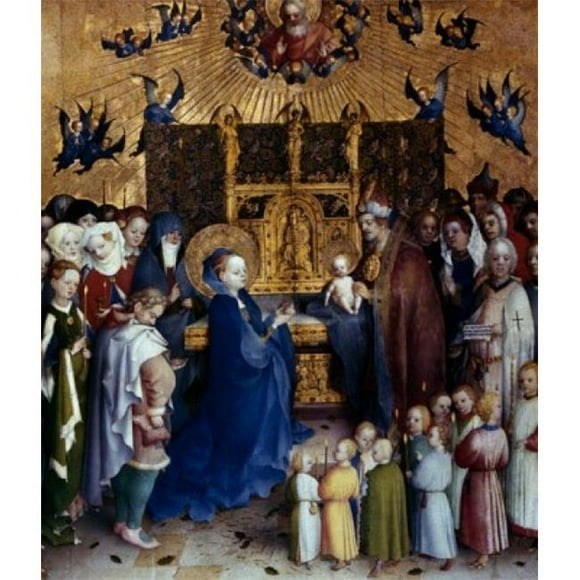 Posterazzi SAL9003469 Presentation of Christ in the Temple by Stephan Lochner 1400-1451 Poster Print - 18 x 24 in.