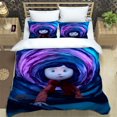 thumbnail image 1 of Juegos de cama con dibujos animados 3D C-Coraline, exquisitos artículos para la cama, juego de edredón, juego de cama de lujo, regalo de cumpleaños, 1 of 8