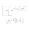 thumbnail image 2 of 9Pcs/Set Universal Vacuum Cleaner Accessories Multifunctional Corner Brush Set Plastic Nozzle, 2 of 9