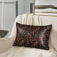 thumbnail image 3 of Bingfone Floral Print Satin Pillowcase for Hair - Standard Size with Zipper Silky & Soft Pillow Covers,20x30 inches, 3 of 8