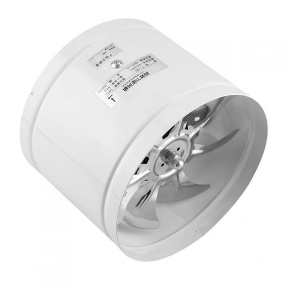 Qiilu 50W 220V Wall Mounted Exhaust Fan Low Noise Home Bathroom Kitchen Garage Air Vent Ventilation, Bathroom Window Exhaust Fan, Kitchen Bathroom Exhaust Fan