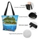 thumbnail image 4 of Disketp Island And Coral Reef Bolsa de Hombro Casual para Mujer, Bolso Cruzado para Compras, Viajes y Uso Diario, 4 of 6