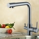 thumbnail image 5 of Grifo de agua potable con rociador doble Grifos de fregadero de cocina para sistema de filtración de agua, 5 of 5