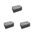 thumbnail image 3 of relayinert 3x Blue Plastic Under Bed Storage Convenient Organizer For Clothes Blankets And Duvets Keeping Gray 3Set, 3 of 6