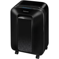 Fellowes LX170 Cross-cut Shredder Continuous Shredder - Cross Cut - 12 Per Pass - for shredding Staples, Paper, Paper Clip, Credit Card, Junk Mail - 10 Minute Run Time - Black