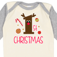 thumbnail image 4 of Inktastic 1st Christmas Reindeer Boys or Girls Long Sleeve Baby Bodysuit, 4 of 5