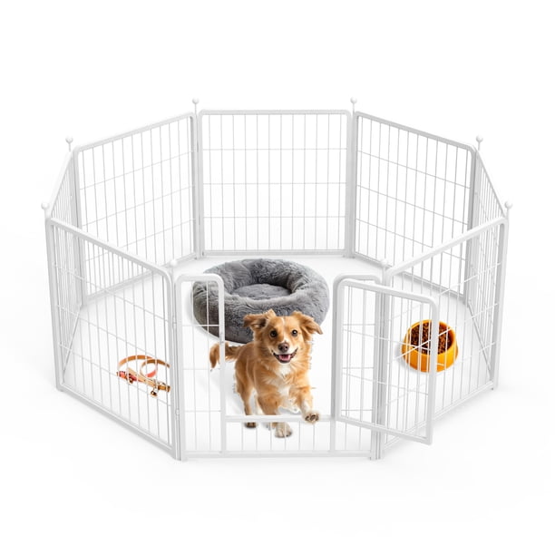Parque infantil para perros Simple Deluxe, 24 cm de altura, 8 paneles, antioxidante