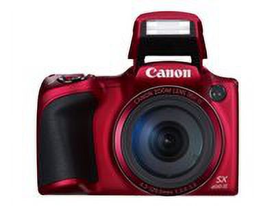 Canon PowerShot SX400 IS - Digital camera - High Definition - compact - 16.0 MP - 30 x optical zoom - red - image 7 of 72
