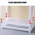 thumbnail image 6 of InsCrazy Desk Organizer Desktop Storage Rack Organizer Adjust Layer Height for Bathroom, 6 of 6