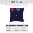 thumbnail image 5 of LNWH Vector Tropical Leaves Throw Pillow Covers, Square Soft Linen Decorative Pillow Cases, 20"x20", 5 of 8