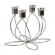 thumbnail image 4 of Candelabro de metal, candelabro, decoración del hogar, accesorios de fotografía, elegante soporte para velas, candelabro cónico para eventos en el Para 4 velas, 4 of 8
