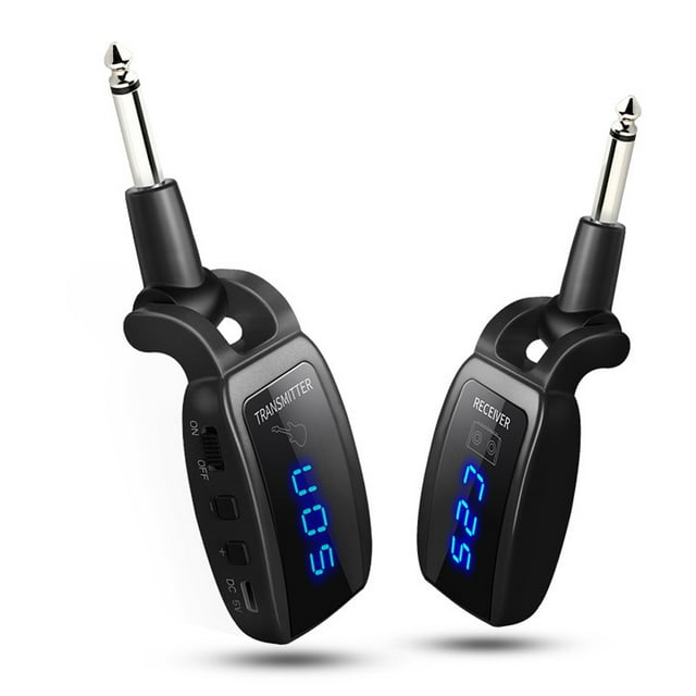 Pick Up Sistema de guitarra inalámbrico Transmisor de guitarra recargable Receptor Set Guitarra eléctrica Bass Pick Up Tomshoo Pick Up