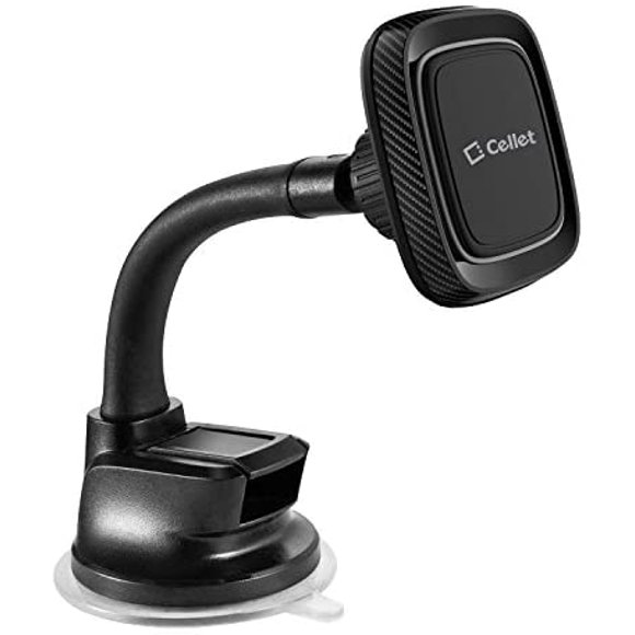 Magnetic Dashboard/Windshield Mount with Flexible Goose Neck for Samsung Galaxy Note9/Note8/Note5/S9/S9+/S8
