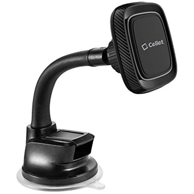 Magnetic Dashboard/Windshield Mount with Flexible Goose Neck for Samsung Galaxy Note9/Note8/Note5/S9/S9+/S8