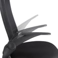 thumbnail image 4 of Modern Contemporary Work Mid Back Office Chair Black, 4 of 5