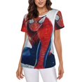 thumbnail image 1 of Spider-Man Women's Crew Neck Short Sleeve T-Shirt, 1 of 7