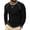 Black, variant on Men's Contrast Stitch Raglan Long Sleeve Crew Neck Pullover Top, Color Trim Round Neck Casual Sports T-Shirt for All-Season Daily Outdoor Wear In Multiple Heather Solid Shades(Mint Green,S)